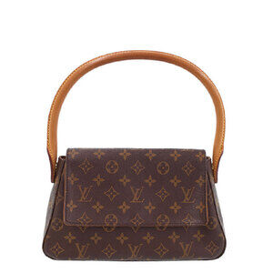 Louis Vuitton Monogram Looping Brown Semi Shoulder Bag
